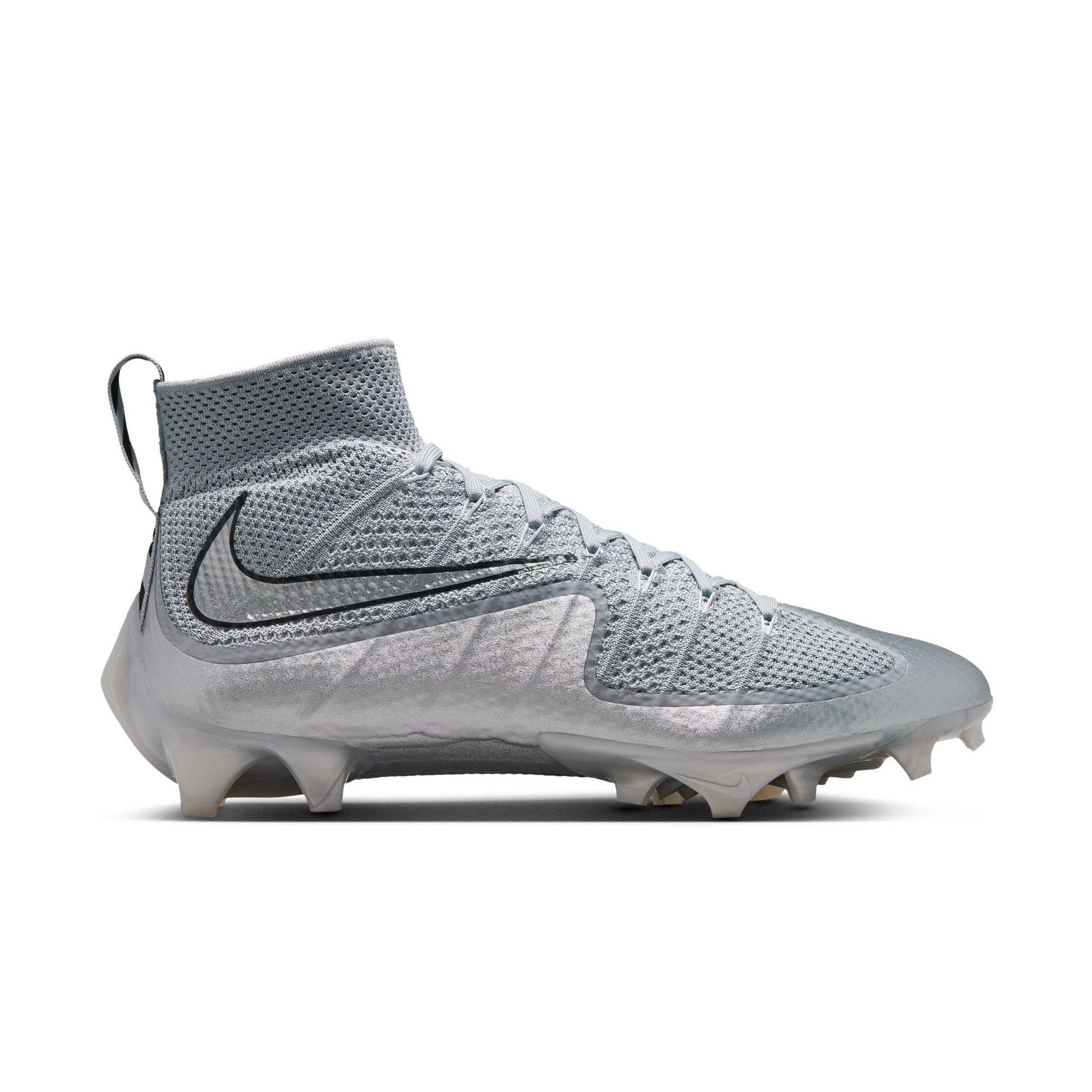 Nike Vapor Edge 360 Untouchable "Metallic Silver" Men's Football Cleat - WOLF GREY/BLACK/METALLIC SILVER